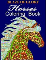 Blaze of Glory Horses Coloring Book