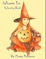 Halloween Fun Colouring Book: Art Therapy Collection 