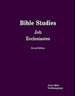 Bible Studies Job Ecclesiastes 