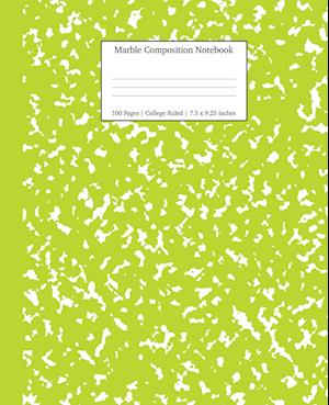 Marble Composition Notebook College Ruled