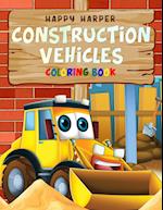 Construction Vehicles Coloring For Kids