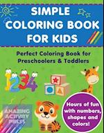 Simple Colouring Book For Kids