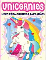 Unicornios Libro Para Colorear Para Niños Edades 4-8
