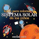 Libro para colorear el sistema solar de los niños