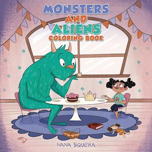 Monsters and Aliens Coloring Book