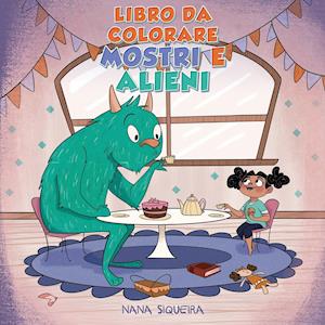 Libro da colorare Mostri e alieni