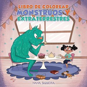 Libro de colorear monstruos y extraterrestres