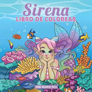 Sirena libro de colorear