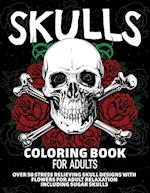 Skulls Coloring Book for Adults