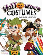 Halloween Costumes Coloring Book