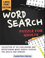 WORD SEARCH PUZZLE FOR ADULTS