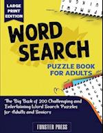 WORD SEARCH PUZZLE BOOK FOR ADULTS