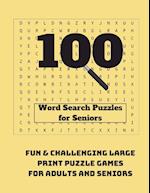 100 Word Search Puzzles for Seniors