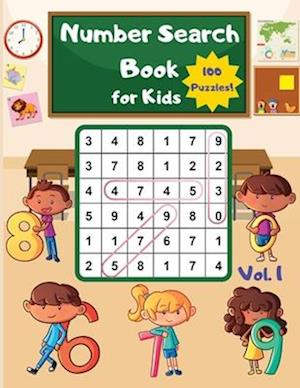 Number Search Book for Kids