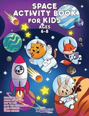 Space Activity Book for Kids Ages 6-8