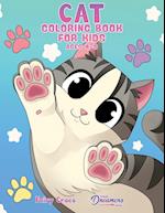 Cat Coloring Book for Kids Ages 4-8