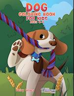 Dog Coloring Book for Kids Ages 4-8: Cute and Adorable Cartoon Dogs and Puppies 