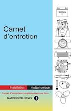 Carnet d'entretien - Installation moteur unique