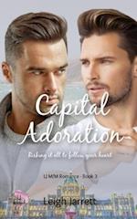 Capital Adoration: A Found Family M/M Bisexual Romance 
