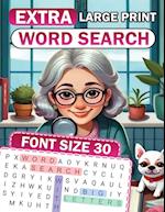 Extra Large Print Word Search