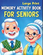 Large Print Memory Activity Book for Seniors