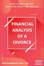 Financial analysis of a divorce