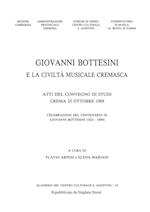 Giovanni Bottesini e la Civiltà Musicale Cremasca