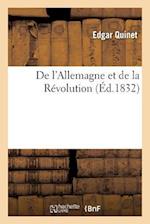 de l'Allemagne Et de la Révolution