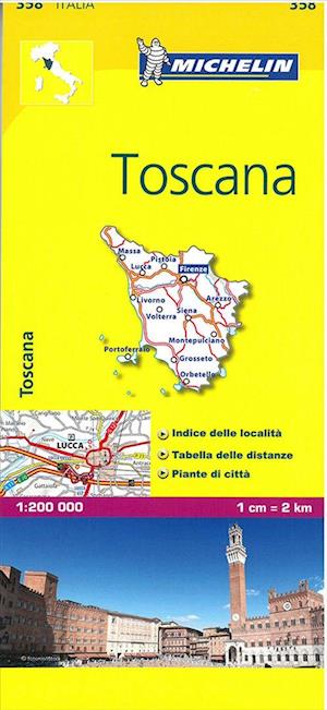 Italy Blad 358: Toscana 1:200.000