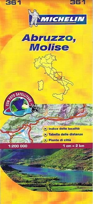 Abruzzo & Molise - Michelin Local Map 361