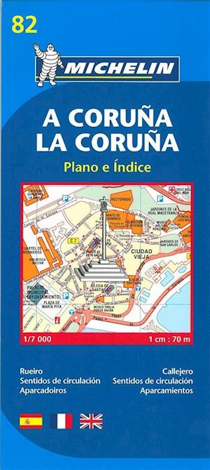 La Coruna, Michelin 82 1:7.000