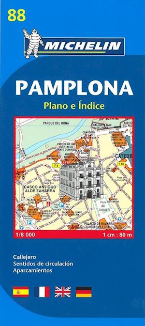 Pamplona, Michelin 88 1:8.000