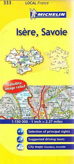 France blad 333: Isere, Savoie 1:150.000