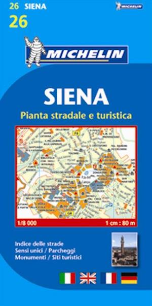 Siena*, Michelin 26 1:8.000