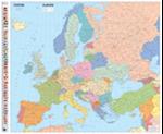 Europe Political - Michelin rolled & tubed wall map Encapsulated