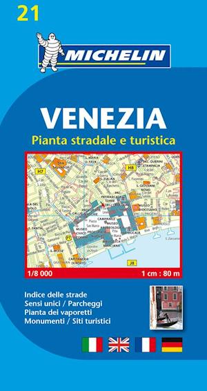 Venice - Venezia, Michelin 21 1:8.000