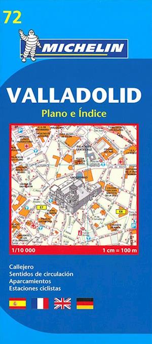 Valladolid, Michelin City Plan 72 (Juli 2013)