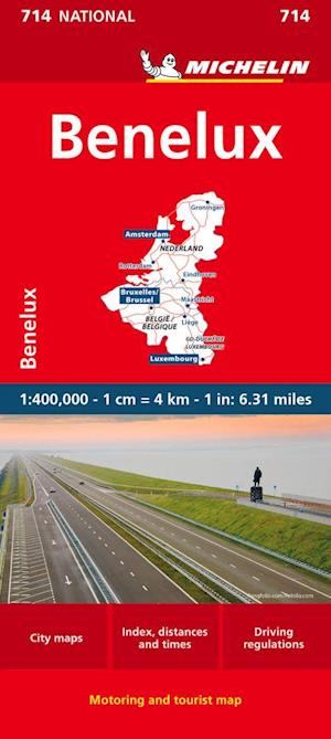 Benelux - Michelin National Map 714