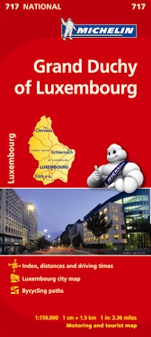 Luxembourg, Michelin National Map 717
