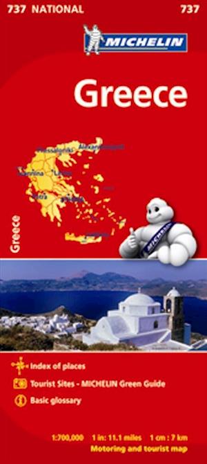 Greece, Michelin National Map 737