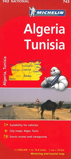 Michelin Africa blad 743: Algeria & Tunesia