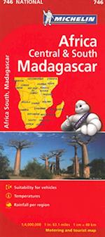 Michelin Africa blad 746: Africa Central & South & Madagascar