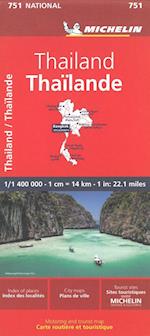 Thailand - Michelin National Map 751