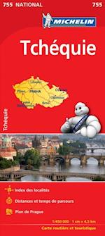 Czechia - Michelin National Map 755