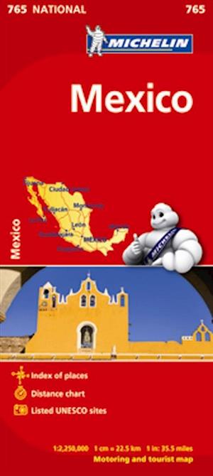 Mexico, Michelin National Map 765