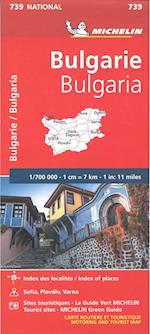 Bulgaria, Michelin National Map 739