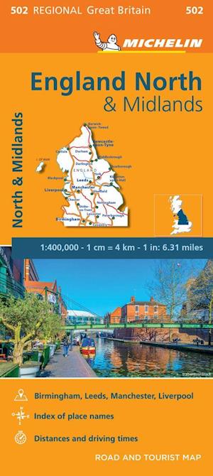 Northern England - Michelin Regional Map 502