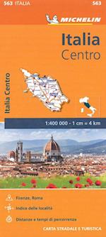 Michelin Italy Blad 563: Central  1:400.000