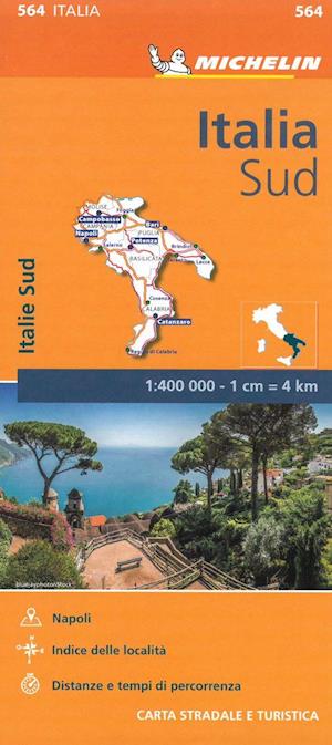Italy South - Michelin Regional Map 564