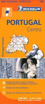 Portugal Centro - Michelin Regional Map 592